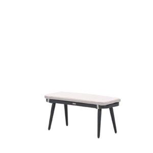 Garden Impressions Allasio Sportbank - carbon black - desert sand