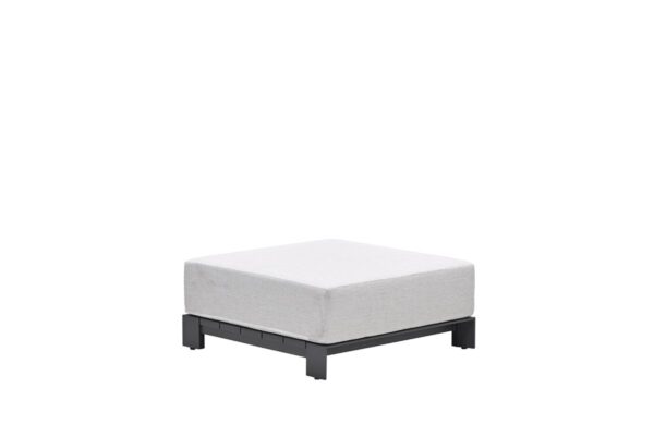 Levanto  Loungetisch -100x100 cm - carbon black -valley sand