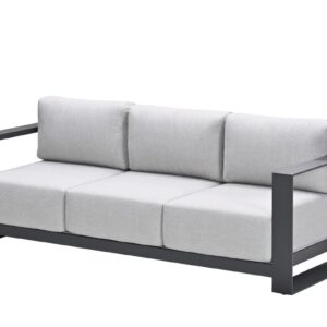 Levanto Dreisitzbank - carbon black - valley sand