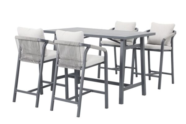 Monti Barset - 5-teilig - carbon black -  rope taupe - valley sand