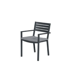 Garden Impressions Oklahoma Dining Stuhl - carbon black/ mid grey