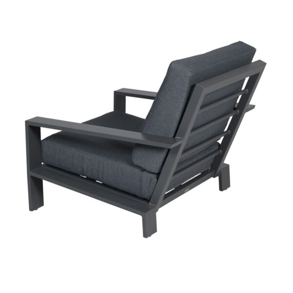 Lincoln lounge fauteuil - carbon black - reflex black - Afbeelding 2
