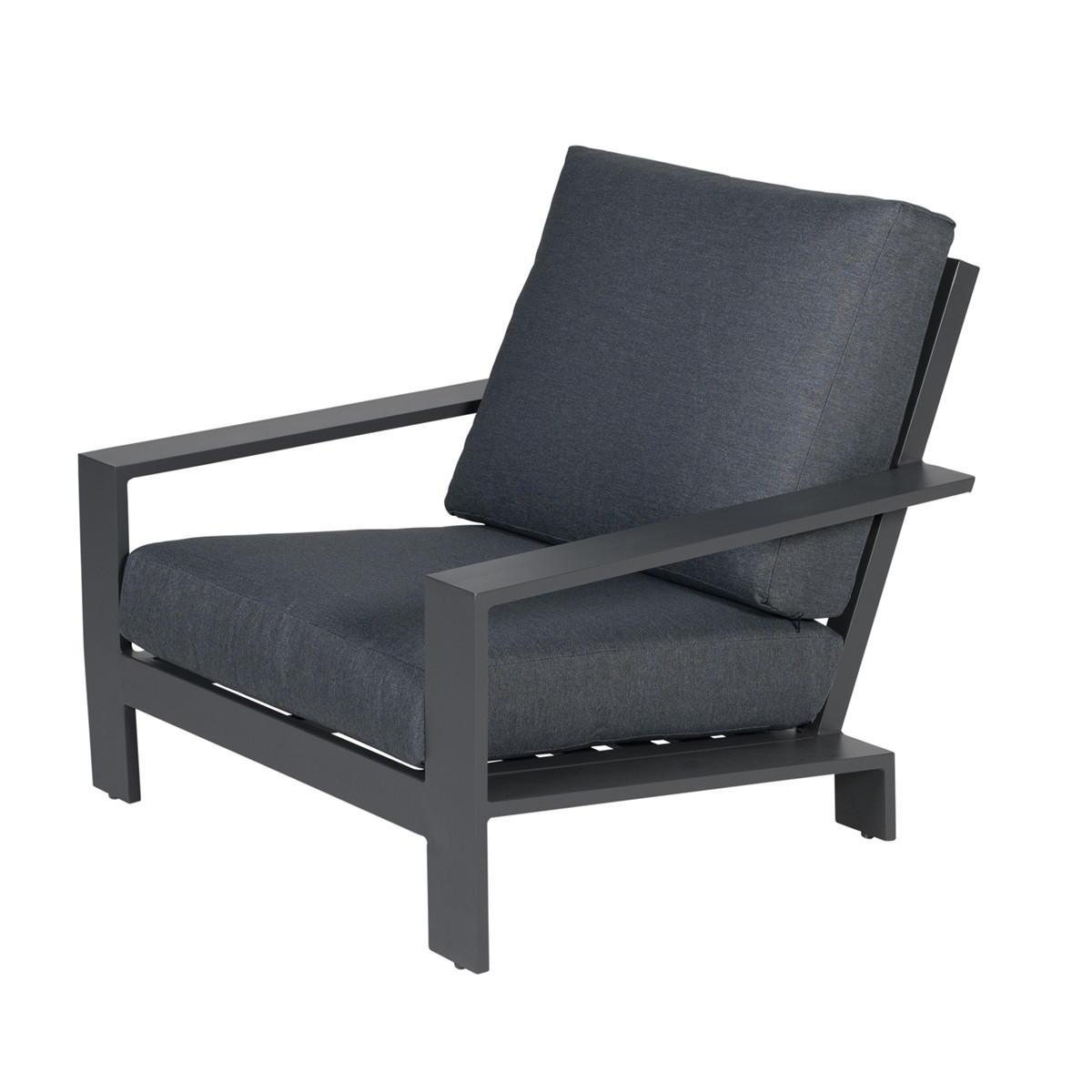 Lincoln lounge fauteuil - carbon black - reflex black