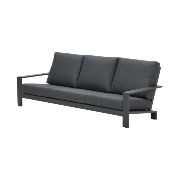 Garden Impressions Lincoln 3-Sitzer Bank - carbon black - reflex black