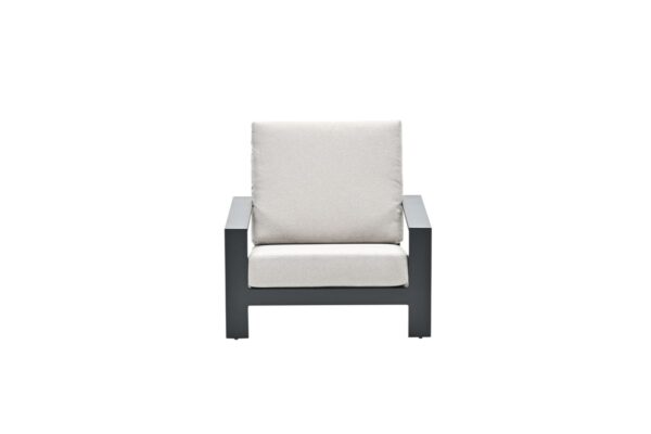 Lincoln lounge fauteuil - carbon black - desert sand - Afbeelding 2