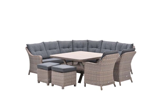 Milwaukee lounge-dining Eckset XL - vintage willow - mystic grey