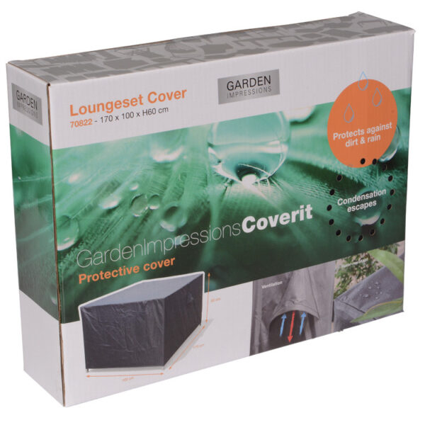 Coverit loungeset hoes - 170x100xH60 cm - Afbeelding 2