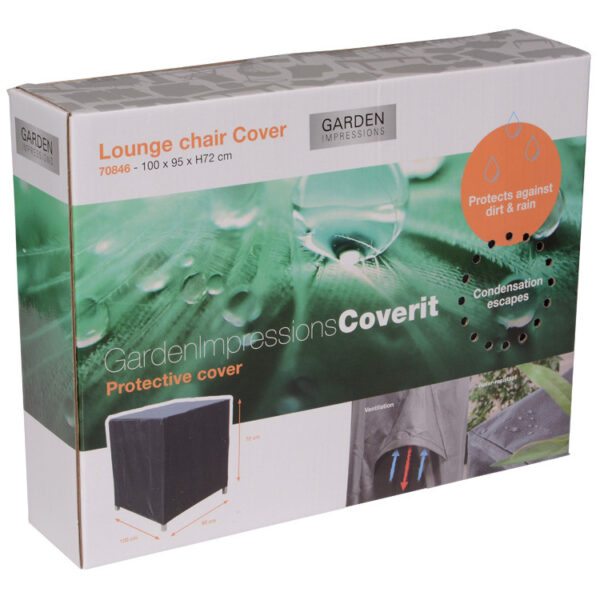 Coverit lounge fauteuil hoes - 100x95xH72 - Afbeelding 2
