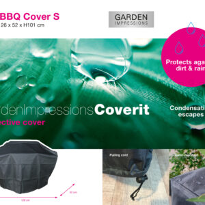 Garden Impressions Coverit Gas BBQ Hülle S - 126/62x52xH101