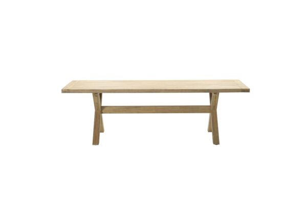 La Plata dining tafel - 240x100 cm - acacia white wash - Afbeelding 2