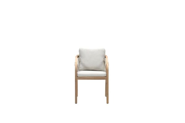 Garden Impressions Santos dining fauteuil-acacia white wash-rope sand - Afbeelding 2