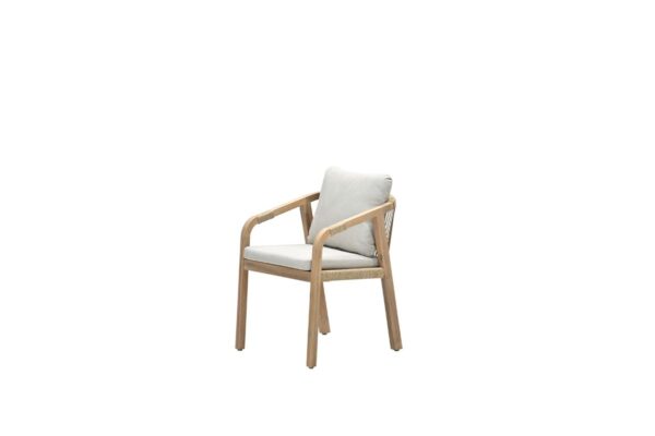Garden Impressions Santos Dining Stuhl -  acacia white wash - rope sand - sahara sand