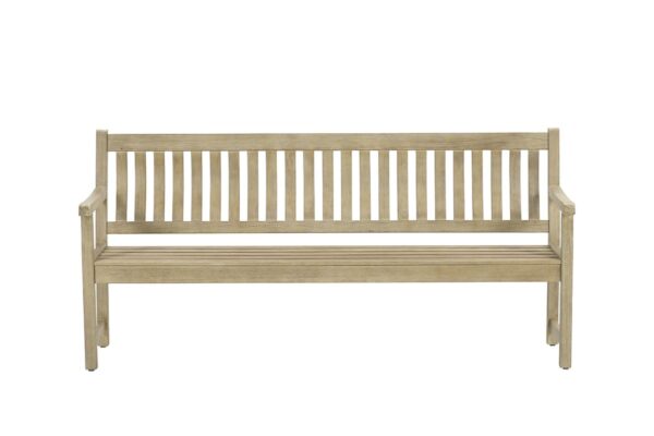 Vondel parkbench - eucalyptushout met white wash - L190 cm - Afbeelding 2