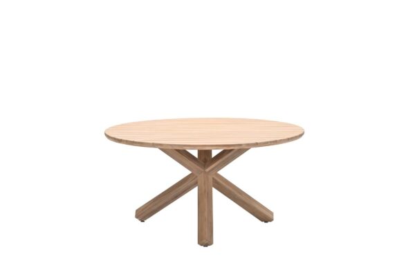 Urania tafel - rond 150 cm - acaciahout met white wash Urania tafel - rond 150 cm - acaciahout met white wash - Afbeelding 2