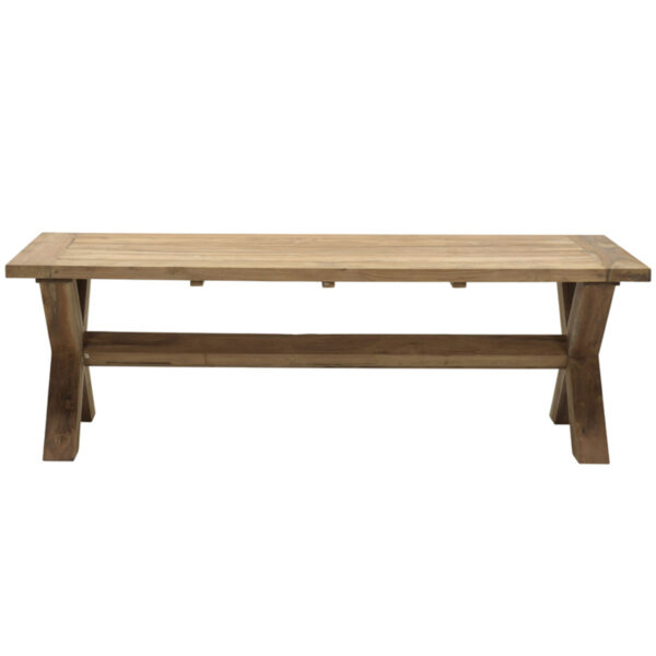 Colombia tafel - 240x100 cm - natural teakhout - Afbeelding 2