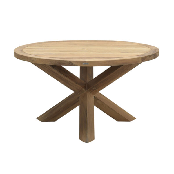 Venezuela tafel - Ø140 cm - natural teakhout - Afbeelding 2