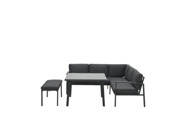 Garden Impressions Wellington loungedining set 5-delig - carbon black/ reflex black - Afbeelding 2