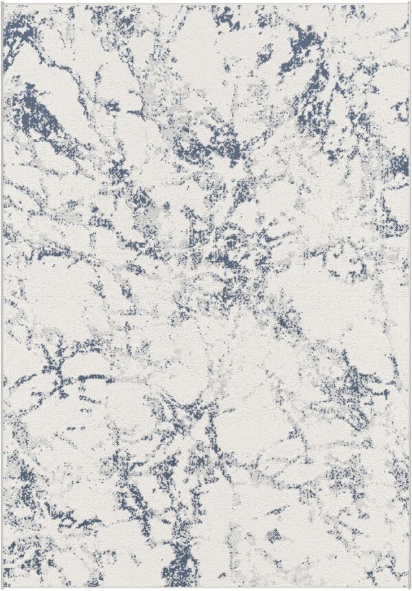 Garden Impressions Madras Outdoor Teppich - 200x290 cm - marble blau