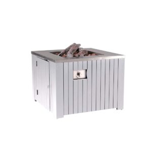 Cozy Living sfeerhaard Faro arctic grey alu/ 80x80/ DE