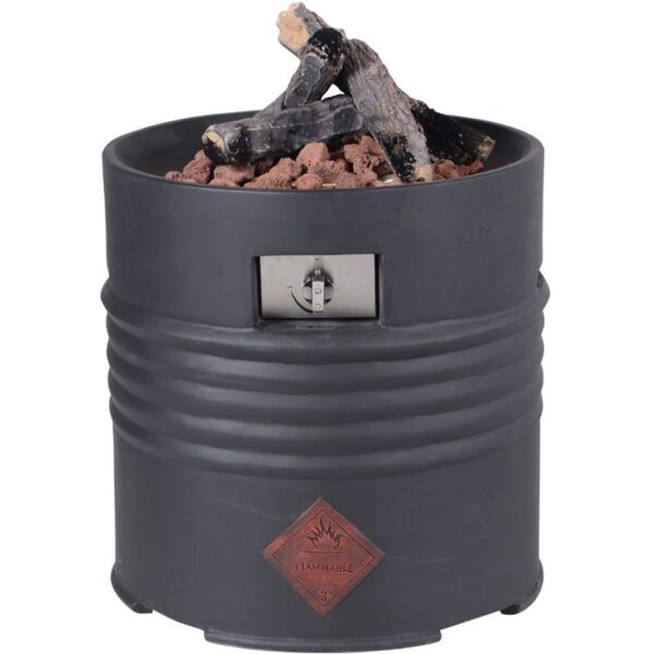 Garden Impressions Cozy Living Feuerstelle Barrel - schwarz - Ø60 cm - DE
