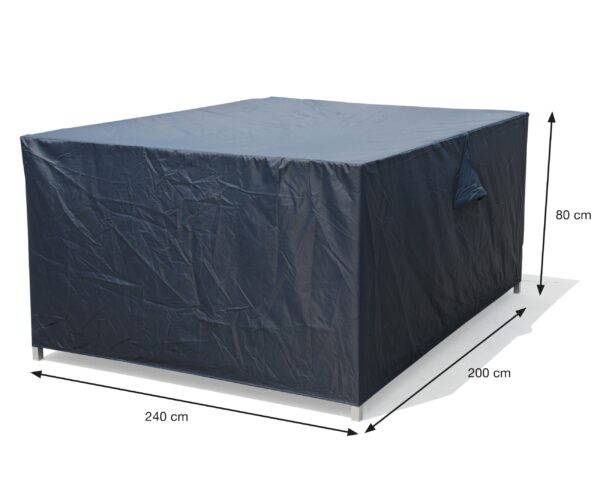 Coverit lounge-diningset hoes - 200x240xH80 cm - Afbeelding 2