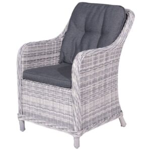 Garden Impressions Milwaukee dining Stuhl - cloudy grey - reflex black