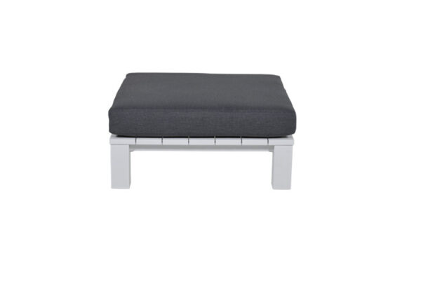 Cube lounge tafel - 100x100 cm - mat wit - reflex black - Afbeelding 2