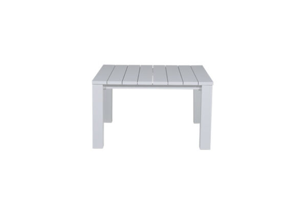 Cube lounge dining tafel - 115,5 x 115,5 cm - mat wit - Afbeelding 2