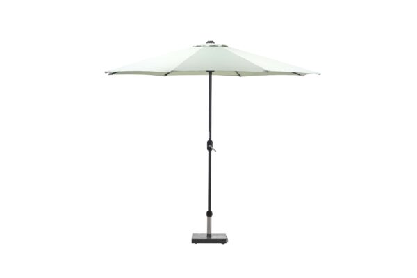 Lotus Sonnenschirm - Ø300 cm - carbon schwarz - oliv