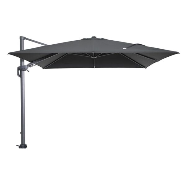 Garden Impressions Hawaii Sonnenschirm - 300x300 cm - carbon black - Schwarz