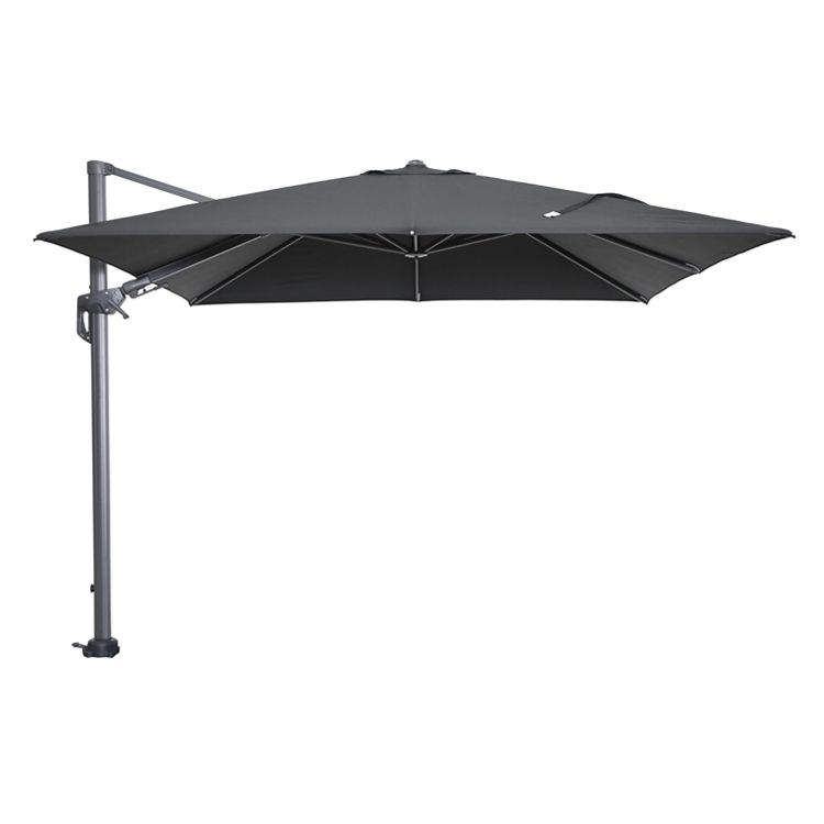Hawaii parasol - 300x300 cm - carbon black - zwart
