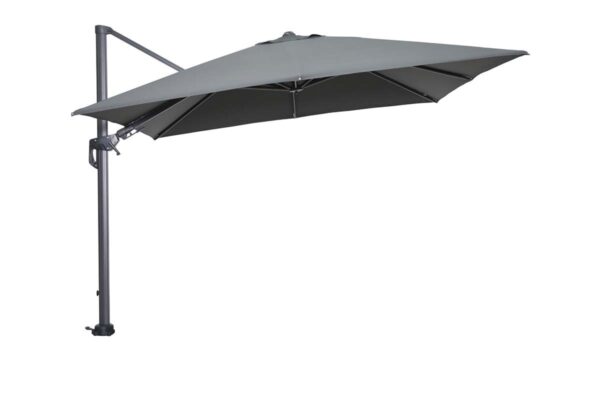 Garden Impressions Hawaii Sonnenschirm - 300x300 cm - carbon black - Dunkelgrau