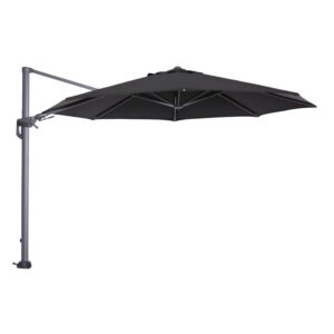 Garden Impressions Hawaii Sonnenschirm - Ø350 cm - carbon black - Schwarz