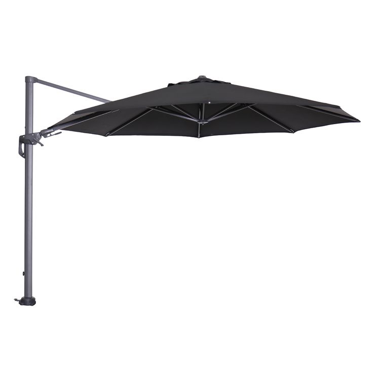 Hawaii parasol - Ø350 cm - carbon black - zwart