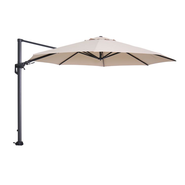Garden Impressions Hawaii parasol - Ø350 cm - carbon black - ecru