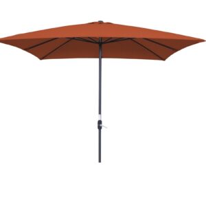 Garden Impressions Lotus Sonnenschirm - 250x250 - carbon black - Kupfer