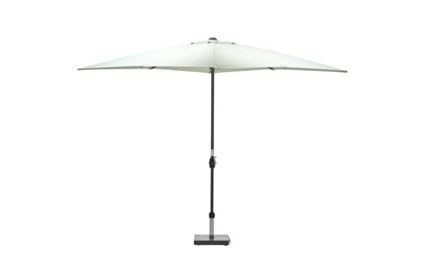 Lotus parasol - 250x250 cm - carbon black - olijf - Afbeelding 2