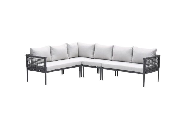 Teramon Eckset - 4-teilig - carbon black -  rope dark grey - valley sand