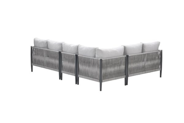 Diamo hoekset - 4-delig - carbon black - rope grey sand - valley sand - Afbeelding 2