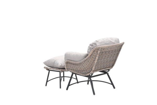 Logan fauteuil inclusief voetenbank - vintage willow -  desert sand - Afbeelding 2