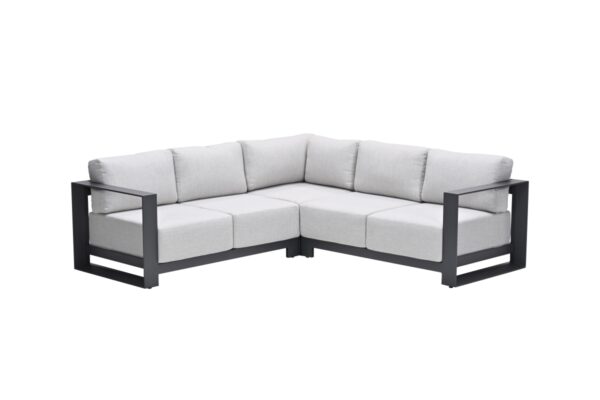 Levanto Eckset - 3-teilig - carbon black - valley sand