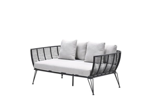 Melissa  Sonneninsel/Daybed - carbon black - rope lava black -  valley sand