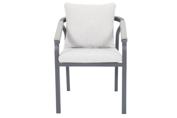 Monti dining fauteuil - carbon black - rope taupe - valley sand - Afbeelding 2