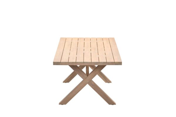 Urania tafel - 220x100 cm - acaciahout met white wash Urania tafel - 220x100 cm - acaciahout met white wash - Afbeelding 2