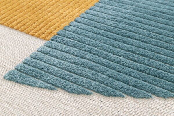 Garden Impressions Art deco karpet - 160x230 cm - blue - yellow - Afbeelding 2