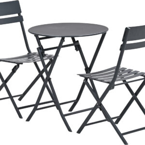 Garden Impressions Alfa Balkonset - 3-teilig - carbon black