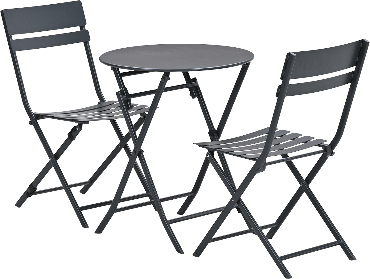 Garden Impressions Alfa – balkonset 3-delig – carbon black