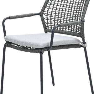 Garden Impressions Swifty Dining Stuhl - carbon black -  grau -  valley sand