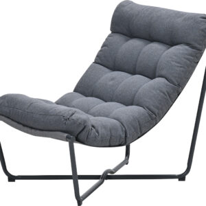 Garden Impressions Danzig Relax Sessel - carbon black -  mittel grau -  mystic grau