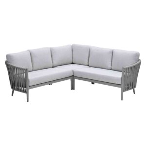 Garden Impressions Teromos rope lounge hoekset - taupe - valley sand